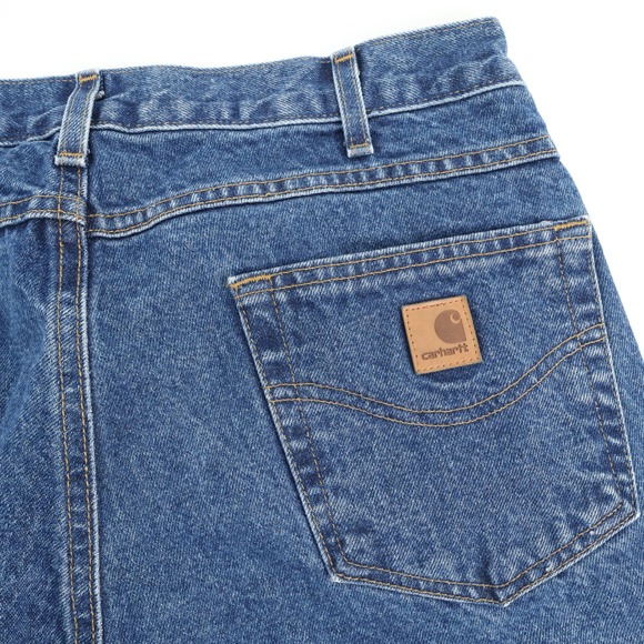 Carhartt Mens B17 DST Relaxed Fit Jeans Blue Denim Size 35x30 - Picture 1 of 4